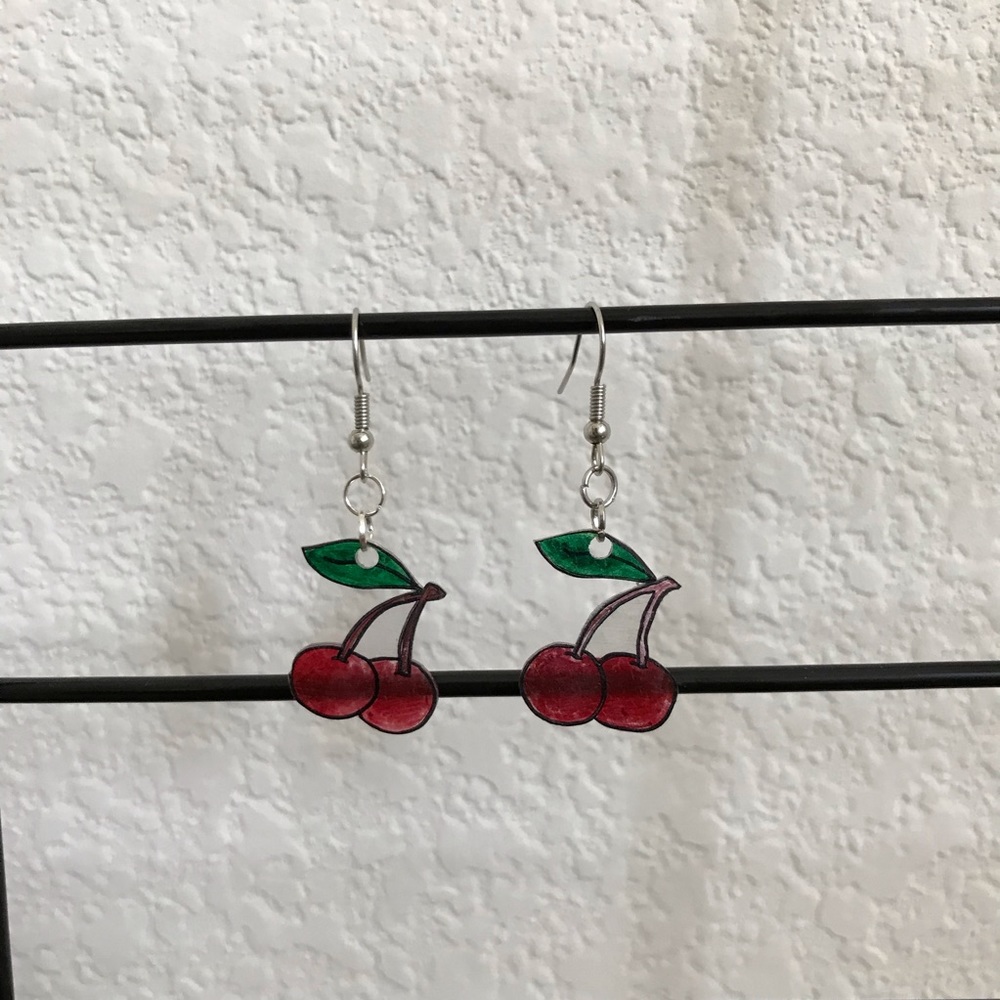 Cherry Earrings 🍒✨